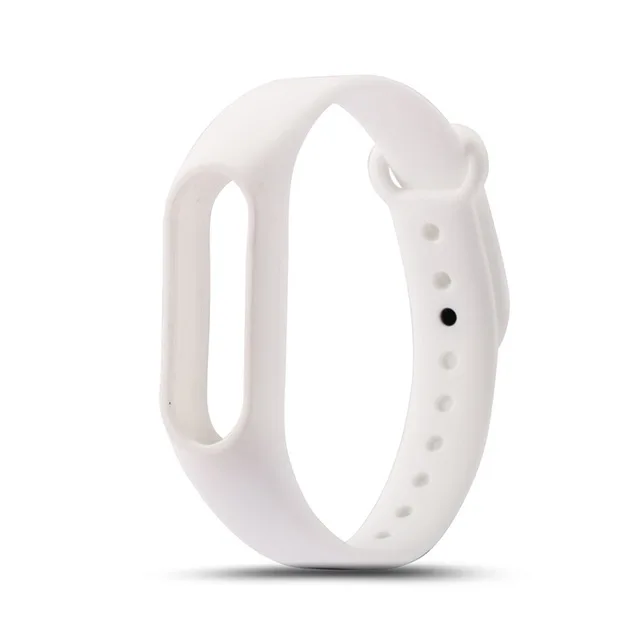 White Сменные ремешки для Xiaomi mi band 2, силиконовые браслеты, умный ремешок, Сменные аксессуары для Xiao mi xio mi Band 2, браслеты на запястье - Цвет: White