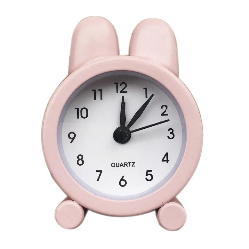 Dropshipping Creative Cute Mini Metal Small Alarm Clock Electronic | Дом и сад
