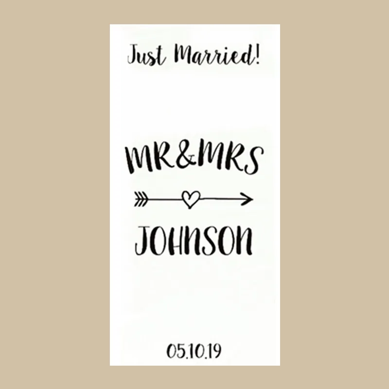 White Custom Name Черно-белое полотенце для пляжа Mr and Mrs для новобрачных Weds, подарок для свадебного медового месяца, полотенце из микрофибры для путешествий - Цвет: White Custom Name