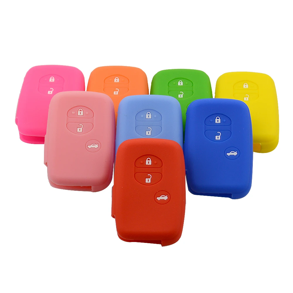 OkeyTech высококачественный силиконовый чехол для автомобильного ключа с 3 кнопками