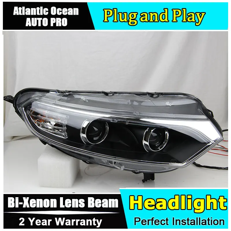 

new head light car styling for ford EcoSport headlights 2013-2017 lens for ford EcoSport xenon H7 head lamps hid kit led drl
