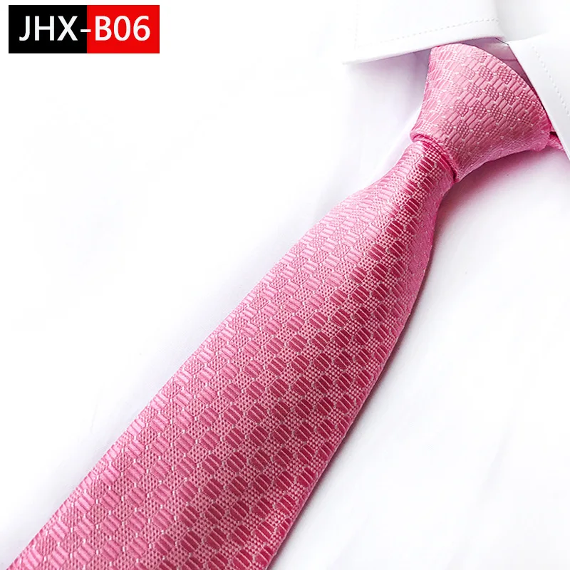 JHX-B06 Красный свадебный галстук мужской нарядный деловой Свадебный галстук для жениха профессиональный красный винный галстук 8 см мужской галстук - Цвет: JHX-B06