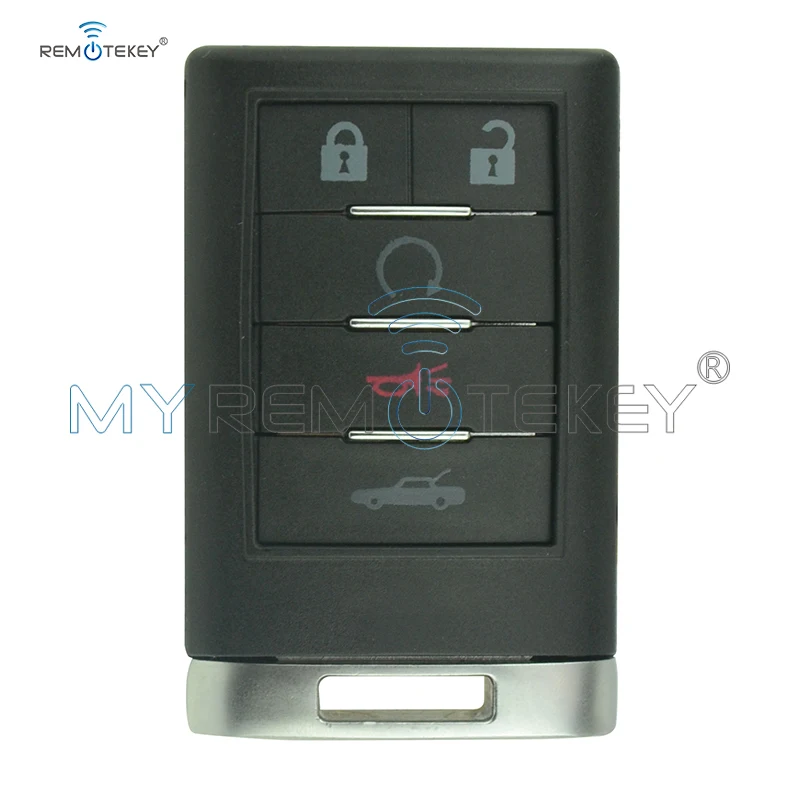 Remtekey Автомобильный ключ 5 кнопок для Chevrolet Corvette 2008 2009 2010 2011 2012 сменный умный