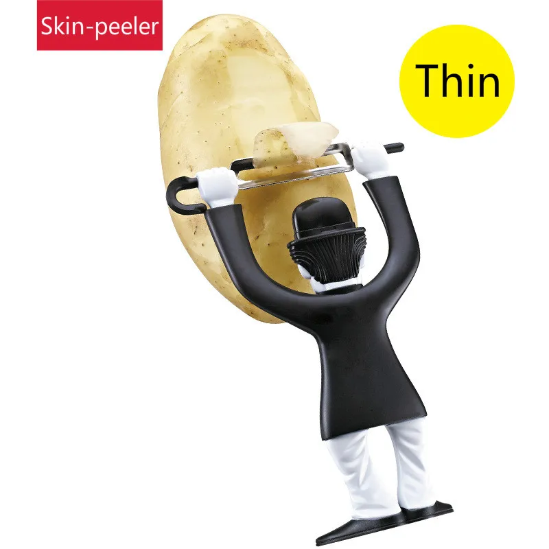 Забавный Чаплин креативный пластиковый мультяшный персонаж фрукты овощи