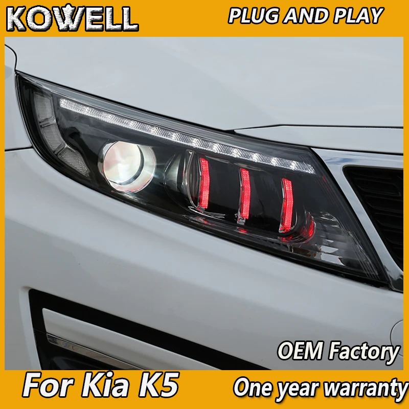 Автомобильный Стайлинг KOWELL для Kia K5 Rio фары 2014 2015 корейский дизайн светодиодный