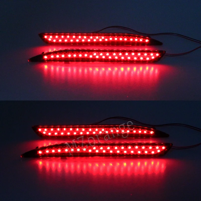 

MZORANGE 1 Pair LED Tail Rear Bumper Reflector Light lamp for Honda Accord 9th 2014-2016 Running Reversing Parking Warning Light