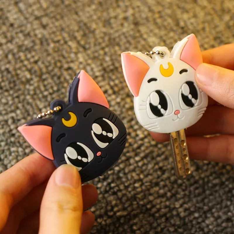 Сейлор Мун Луна Cardcaptor Sakura Cat брелок чехол Косплей Опора Подвеска Брелок для ключей аниме