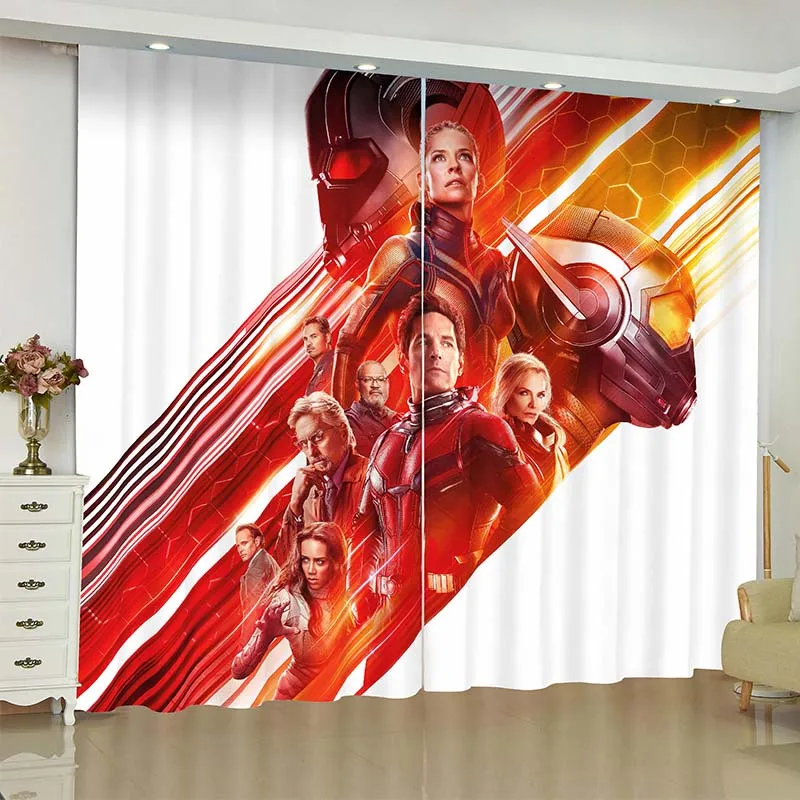 14 Занавески на окно в стиле Мстителей, Marvel, железный человек, Бэтмен, занавески с драпировкой, rideaux, занавески для гостиной, Затемненные занавески - Цвет: 14