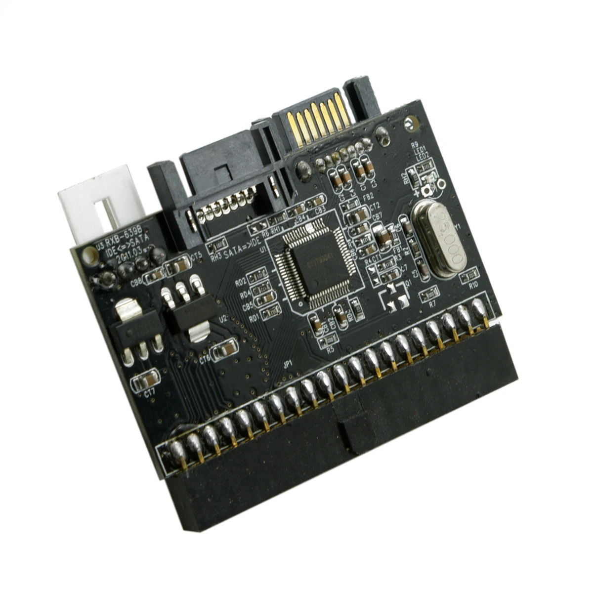 Последовательный адаптер IDE 100 133 PATA на Dual SATA 7PIN Реверсивный преобразователь для