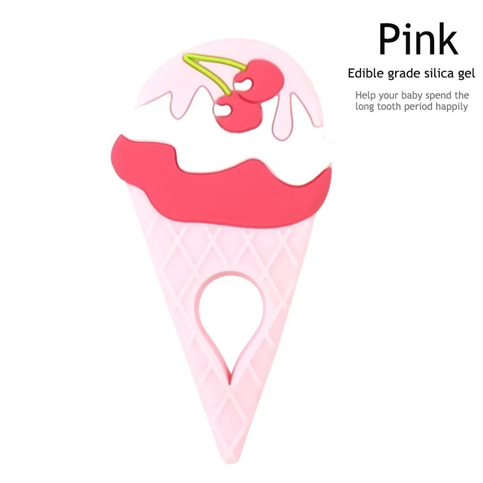 Pink Пищевые Силиконовые Прорезыватели для зубов, Детские Кольца коала для младенцев Силиконовые Прорезыватели для детей, подарок для прорезывания зубов, игрушки для малышей - Цвет: Pink