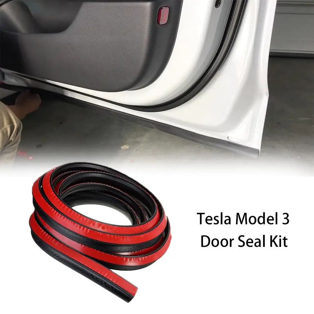 Уплотнительная лента для Tesla Model 3 комплект уплотнений дверей звукоизоляционная