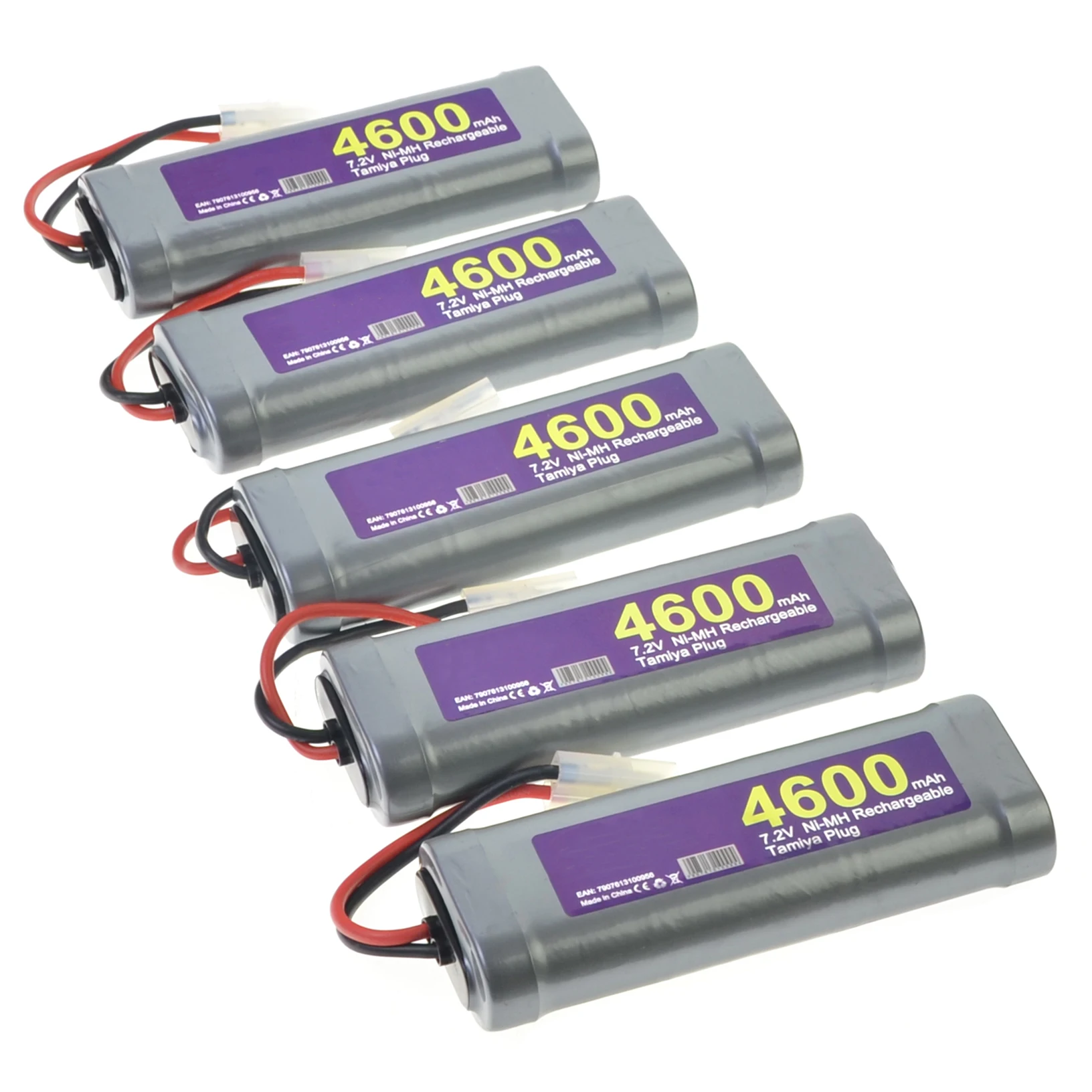 1-5 шт. 7 2 в 4600 мАч серая аккумуляторная батарея NiMH Tamiya 1 x Plug RC | Электроника