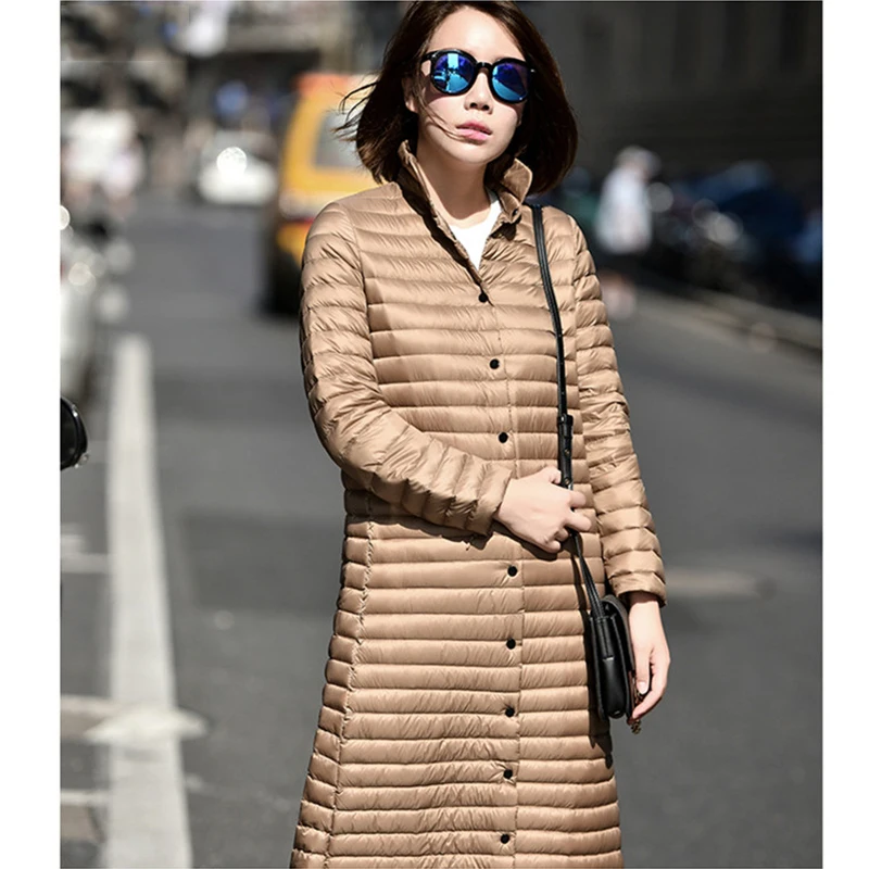 Женский пуховик длинная парка с воротником стойкой 2019|ladies parka|down parkaparka down |