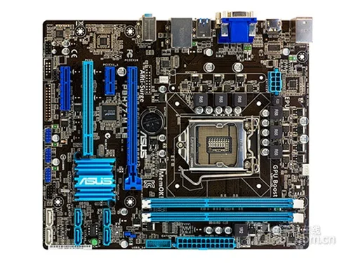 Бесплатная доставка оригинальный материнская плата для ноутбука ASUS P8H77-M LE DDR3 LGA