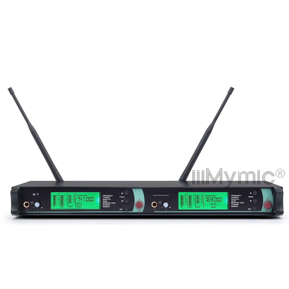 Профессиональный UHF/PLL беспроводной микрофон системы 2500 истинное разнообразие двойной ручной передатчик микрофон для сцены Live Show