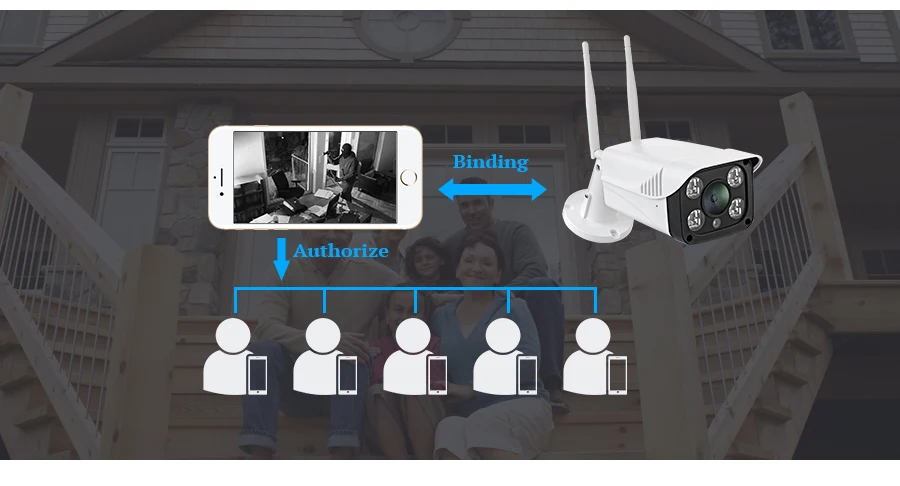 KERUI HD Wifi уличная IP камера 1080P Водонепроницаемая 2.0MP беспроводная камера безопасности Аудио запись звука TF карта Запись P2P Пуля Cam