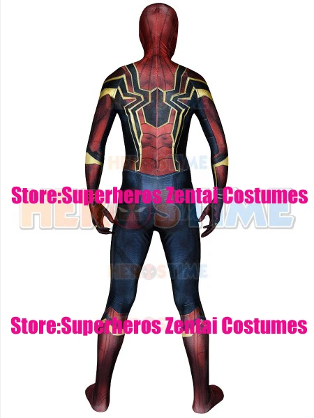 Костюм Человека-паука с 3D принтом костюм Железного для косплея костюмы