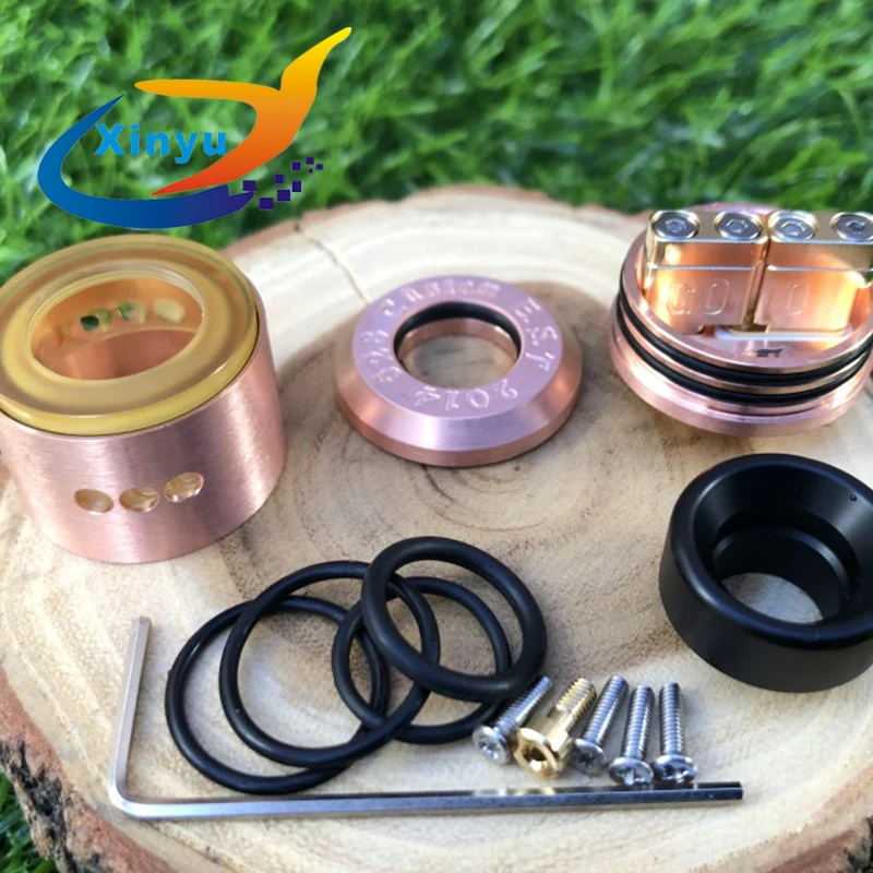 Новейший 1:1 GOON 528 25 RDA электронная сигарета распылитель латунь и 316 Танк ss мм Diamter