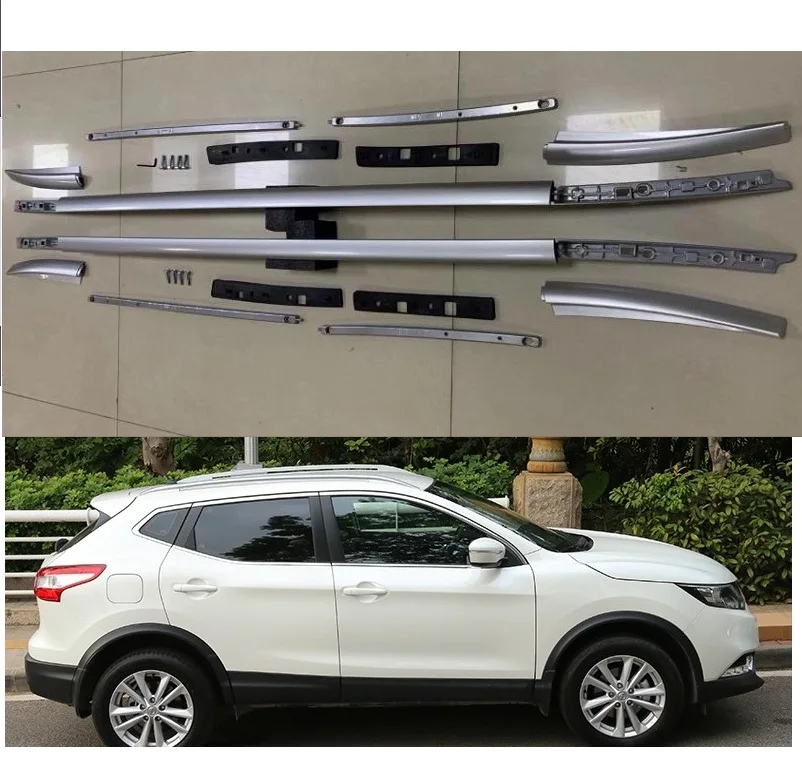 Алюминий Подходит для Nissan Qashqai 19 багаж багажник на крышу