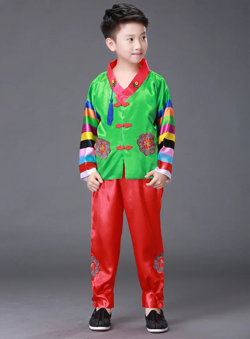 Традиционная корейская одежда для мальчиков костюм мужское платье Hanbok Hanfu