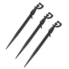 Вращающиеся на 360 градусов распылители с опорной штангой, стандартные микро сопла для шланга 14 дюйма, 20 шт.