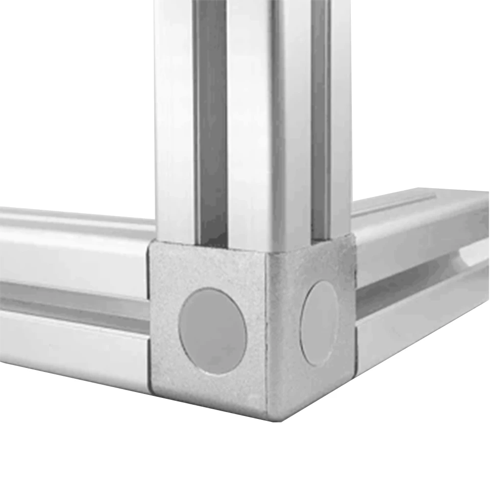 

4Pcs/Lot 20S 30S 40S 45S 2 /3 Hole Connector Fastener Match EU Aluminum Profile Two or Three Way Right Angle Cube Corner