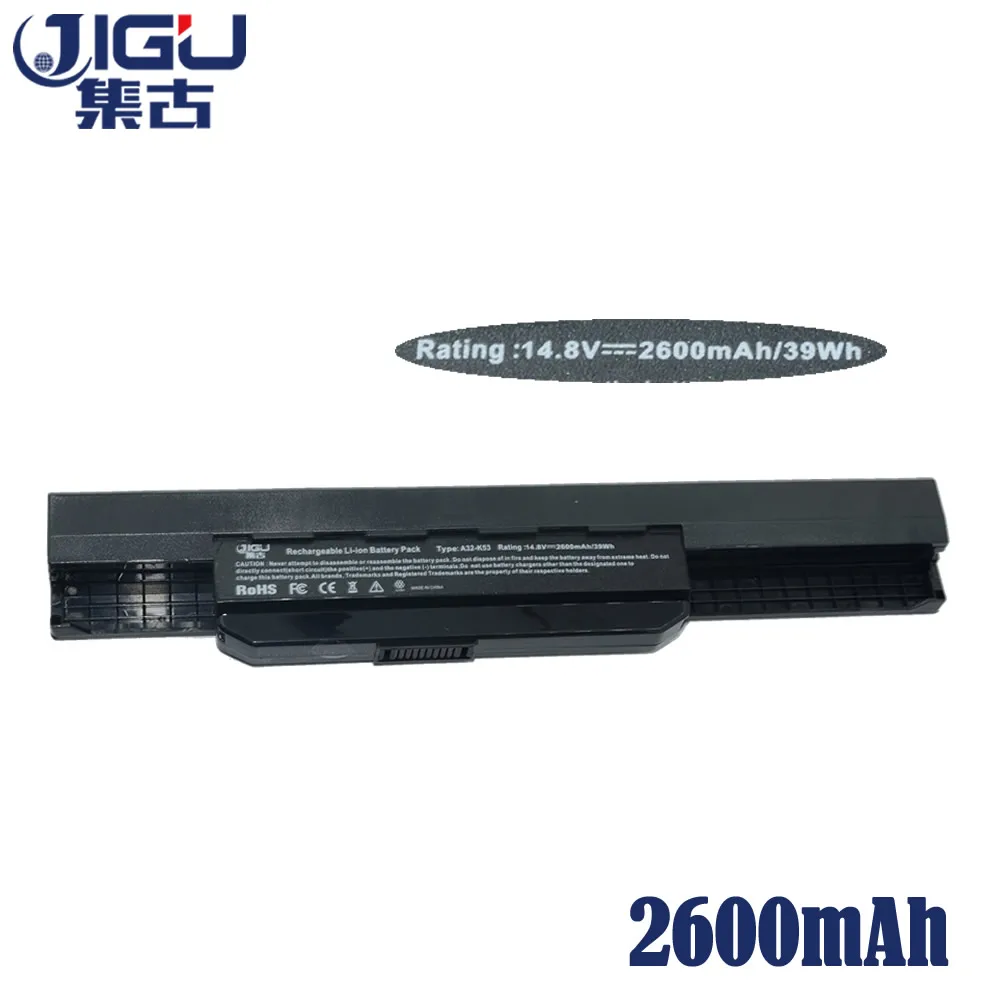 Аккумулятор для ноутбука JIGU ASUS X43BY K53JC Pro4H X84HR K53JF K84 P43F X43S P53 K53JT X44C K84L X53S X43E K53L853