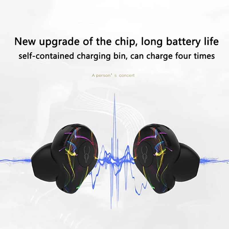 DIY X12pro Bluetooth V5.0 наушники с функцией шумоподавления для контроля звучания
