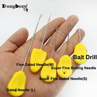 3pcs carp fishing boilies bait drill baiting needle gate needle pellet hair rigs splicing making tools rigs loading accessories