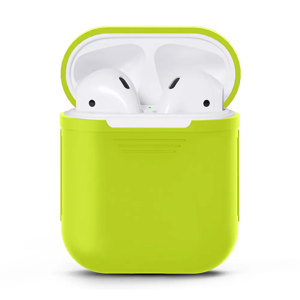 AirPods Bluetooth чехол для гарнитуры Airpods силиконовая крышка airpods аксессуары air pods