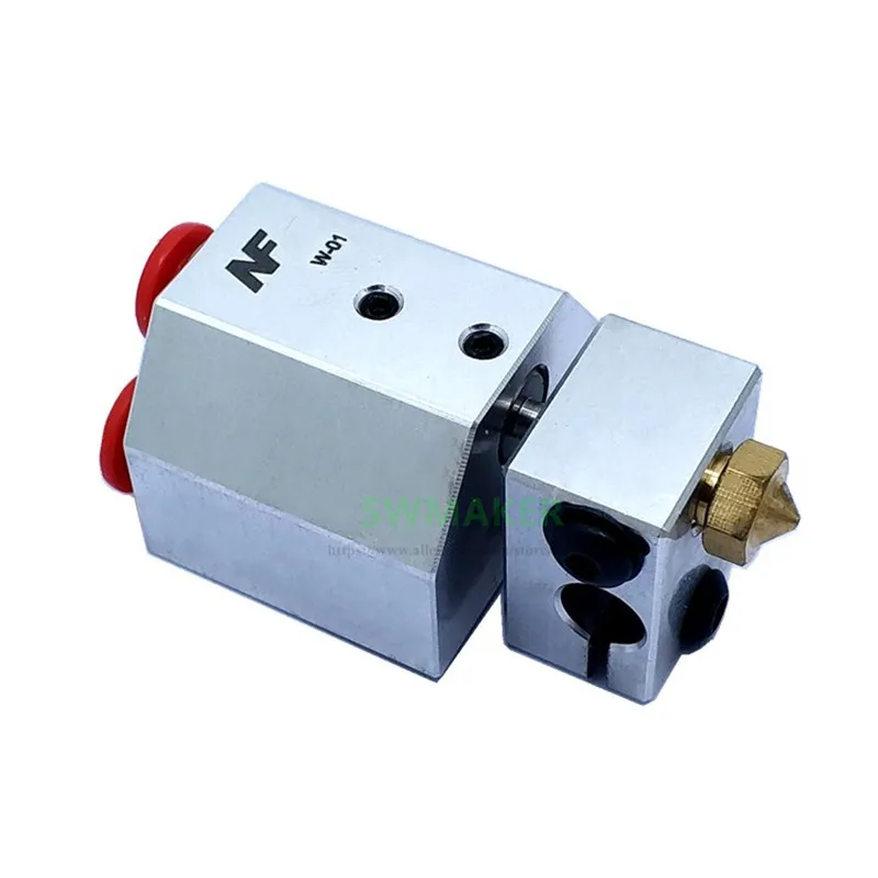 Цельнометаллическое водяное охлаждение Hotend Bowden feed жидкое 0 4 мм 1 75 с водяным