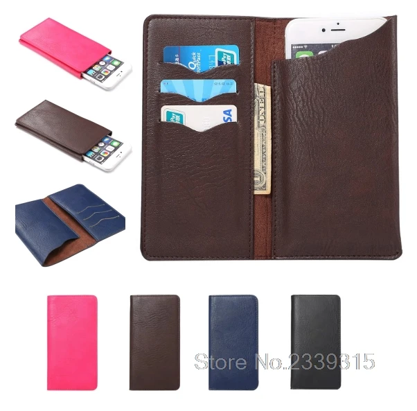Бумажник Книга Стиль Кожа PU мобильного телефона Чехол 4 Цветов Случае Владелец