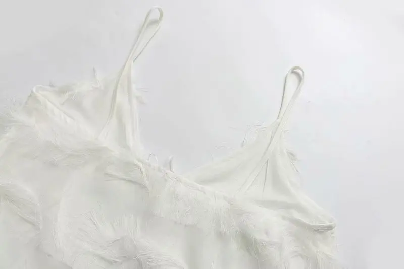 Женское прямое платье H. SA белое без рукавов в стиле пэчворк для вечеринки лето