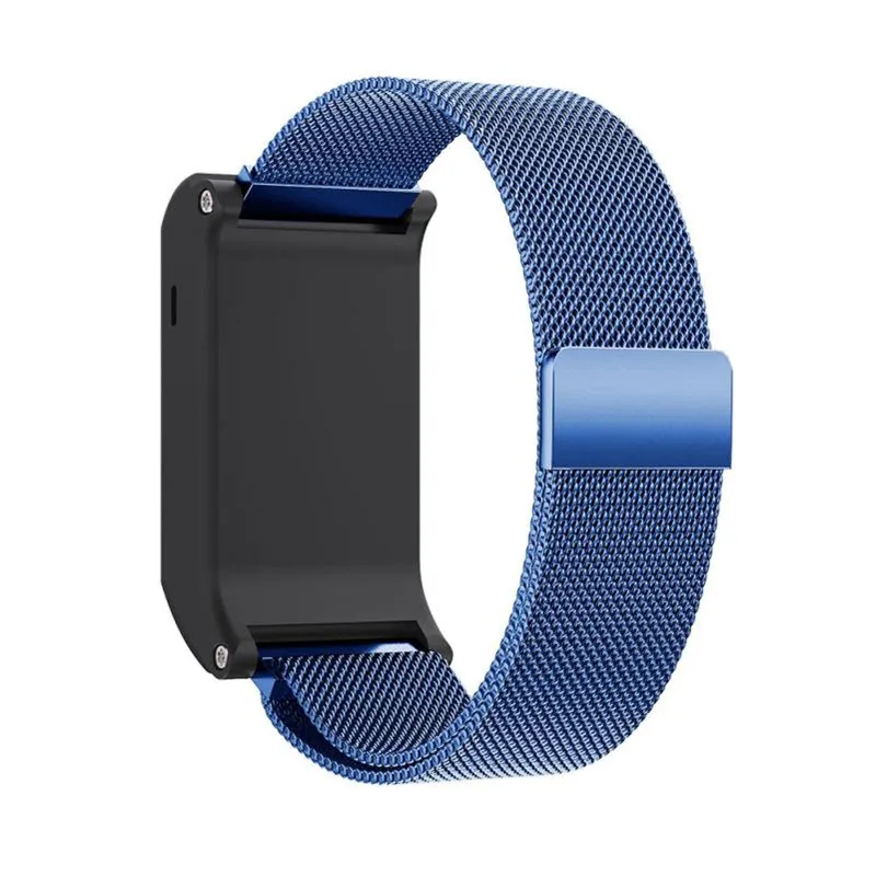 Ремешок для часов Garmin vivoactive HR Миланская Магнитная Петля Браслет из нержавеющей стали ремешок браслет часы банда ремень