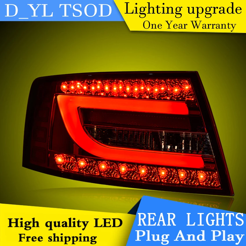 

Car Styling Tail Lamp for A6 Tail Lights 2004-2008 For A6 LED Rear Light Tail Lamp DRL+Brake+Park+Signal Stop light