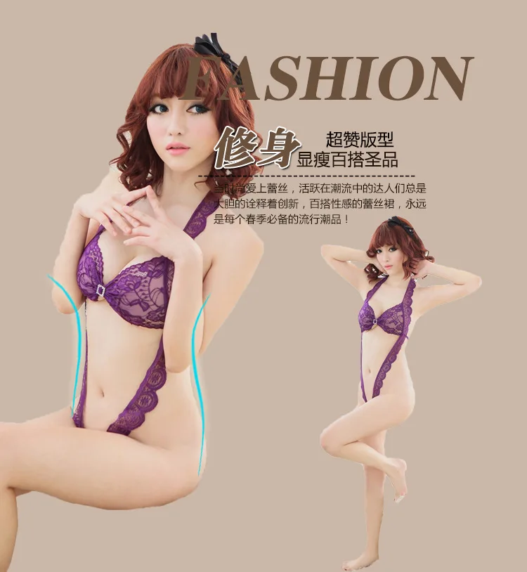 Сексуальный трехточечный бикини костюм горничной униформа раздельный косплей