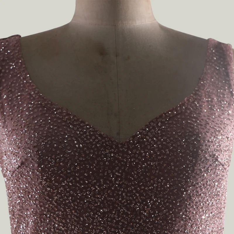 Summer Dress Women Sequin Prom Party Sexy Gold Evening Party High Waist V Neck Long Bodycon Split Dress For Female