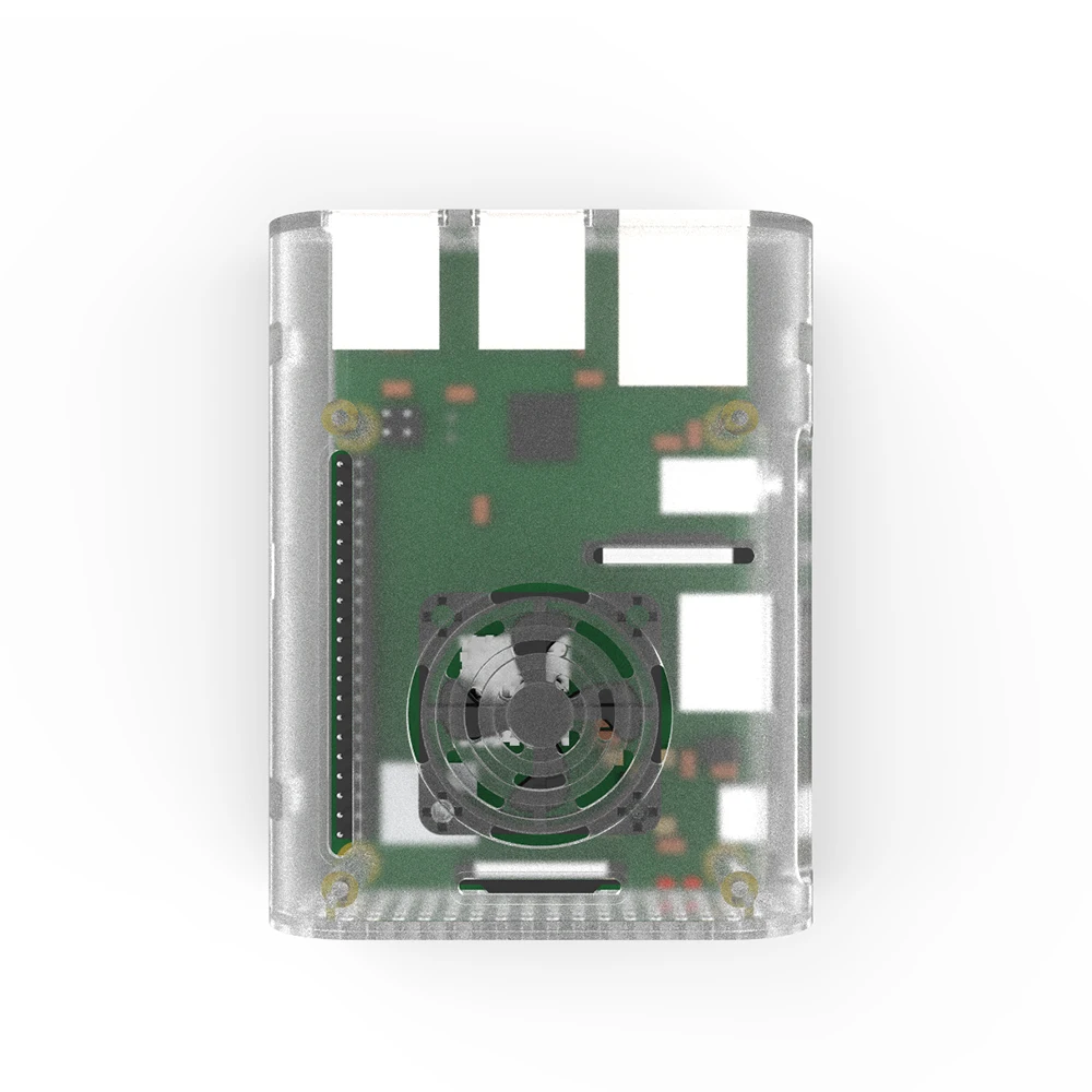 Raspberry Pi 3 чехол Крышка Couqe Fundas с охлаждающим вентилятором и теплоотвод 2 медный для Raspberry Pi 3 B+/3/2/B