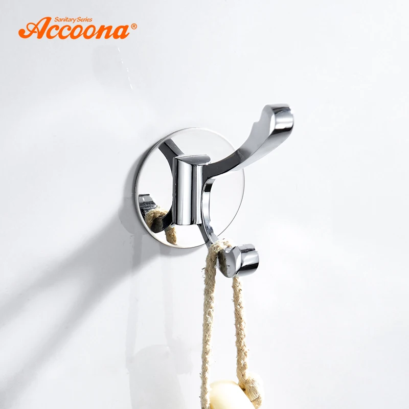 Настенные крючки Accoona для ванной вешалка с пряжкой и роговым замком застежка