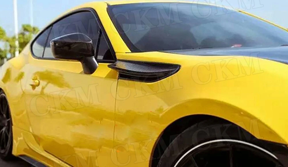 Углеродное волокно боковое крыло насадка в виде плавника для Subaru BRZ Toyota GT86 2012- спойлер вентиляционные наклейки украшения 2 шт./компл