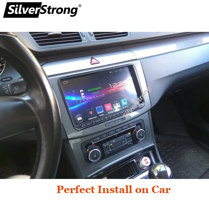 SilverStrong Android9.0 9 дюймов для Passat радио автомобиля gps Нет dvd-плеер для VW Golf gps для VW Polo gps с 6686 радио Android 68S