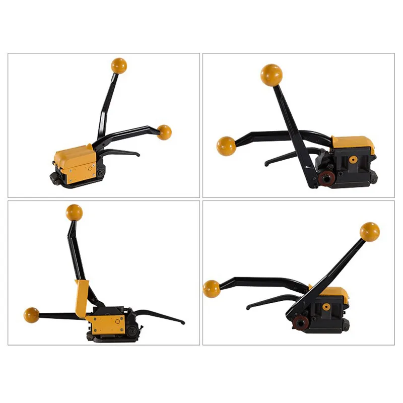 

Portable Manual Steel Strapping Tool Seal Free 1/2-3/4'' Handheld Packaging Equipment Without Seals Steel Banding Machine A333