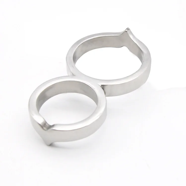 Кольца из нержавеющей стали металлические для пениса в виде мошонки мужские