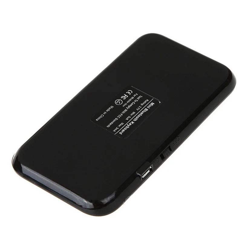 Черная ультратонкая мини клавиатура Bluetooth 3 0 для iPhone 7 Plus Samsung S7 / PS3 PC PDA Q99
