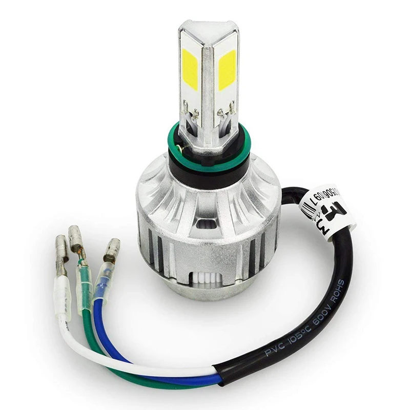 H4 COB светодиодный светильник HID Белый 360 Hi/ближнего света фара мотоцикла 6500K