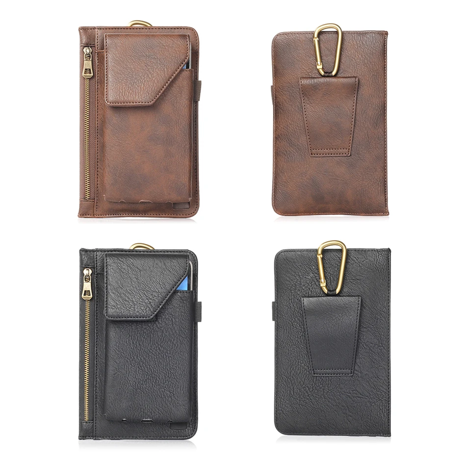 Многофункциональный чехол-кошелек на молнии для iPhone 4S 5S 6 s 7 Xiaomi redmi 4 pro 3 note mi5 huawei P8