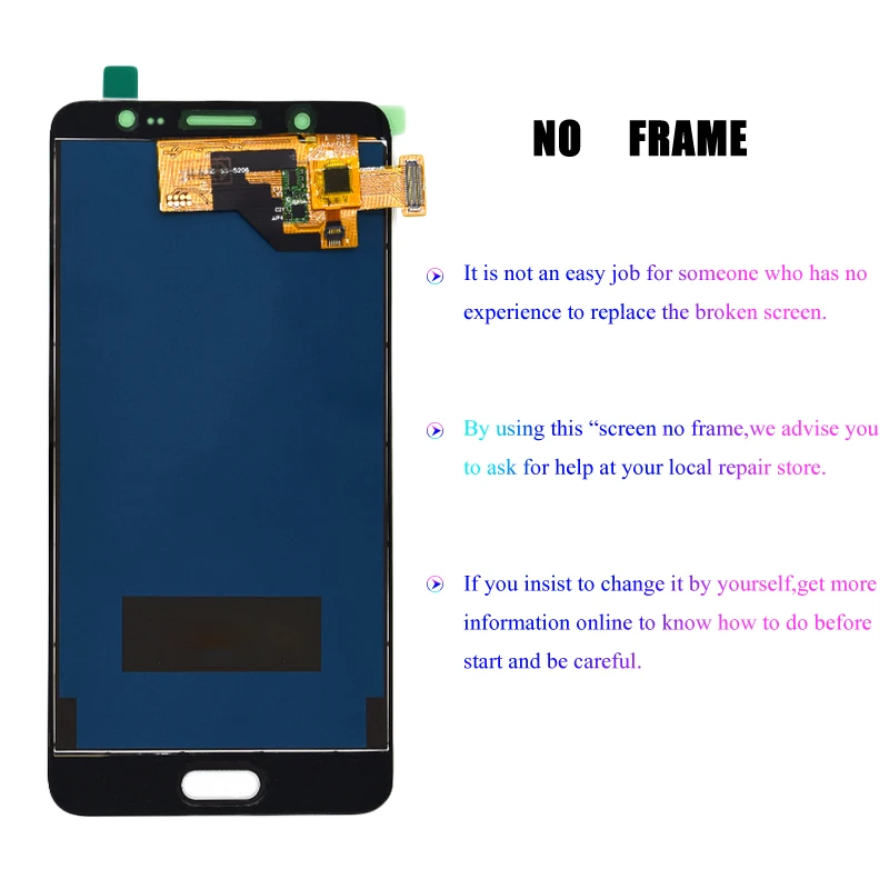 AAA + для samsung Galaxy J5 2016 экран J510 lcd J510F Дисплей сенсорный дигитайзер стеклянная рамка