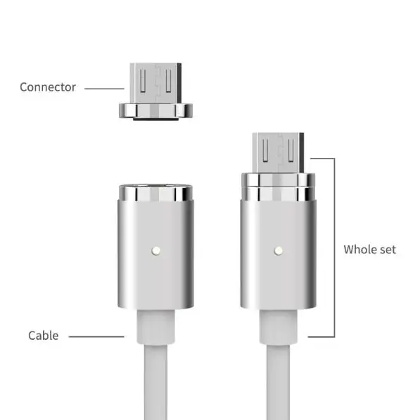 SUOZUN Мини Магнитный USB кабель Быстрая зарядка магнитное зарядное устройство