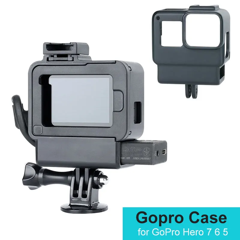 ULANZI V2 Vlog Gopro чехол Аксессуары для GoPro Hero 7 6 5 пластиковый корпус с расширенным