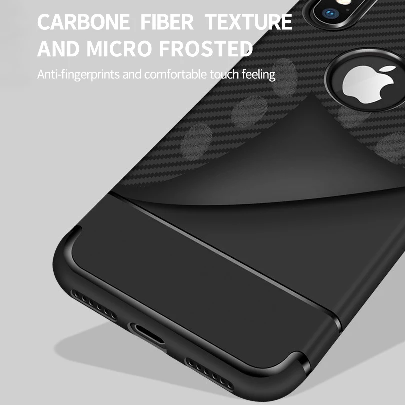 Чехол для iPhone XS Max XR 2018 6 5 &quot6 1&quot 8 &quotX 7 6s Plus чехол Бампер ТПУ нескользящий Мягкая
